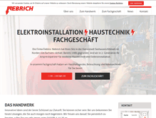 Tablet Screenshot of elektro-nebrich.de